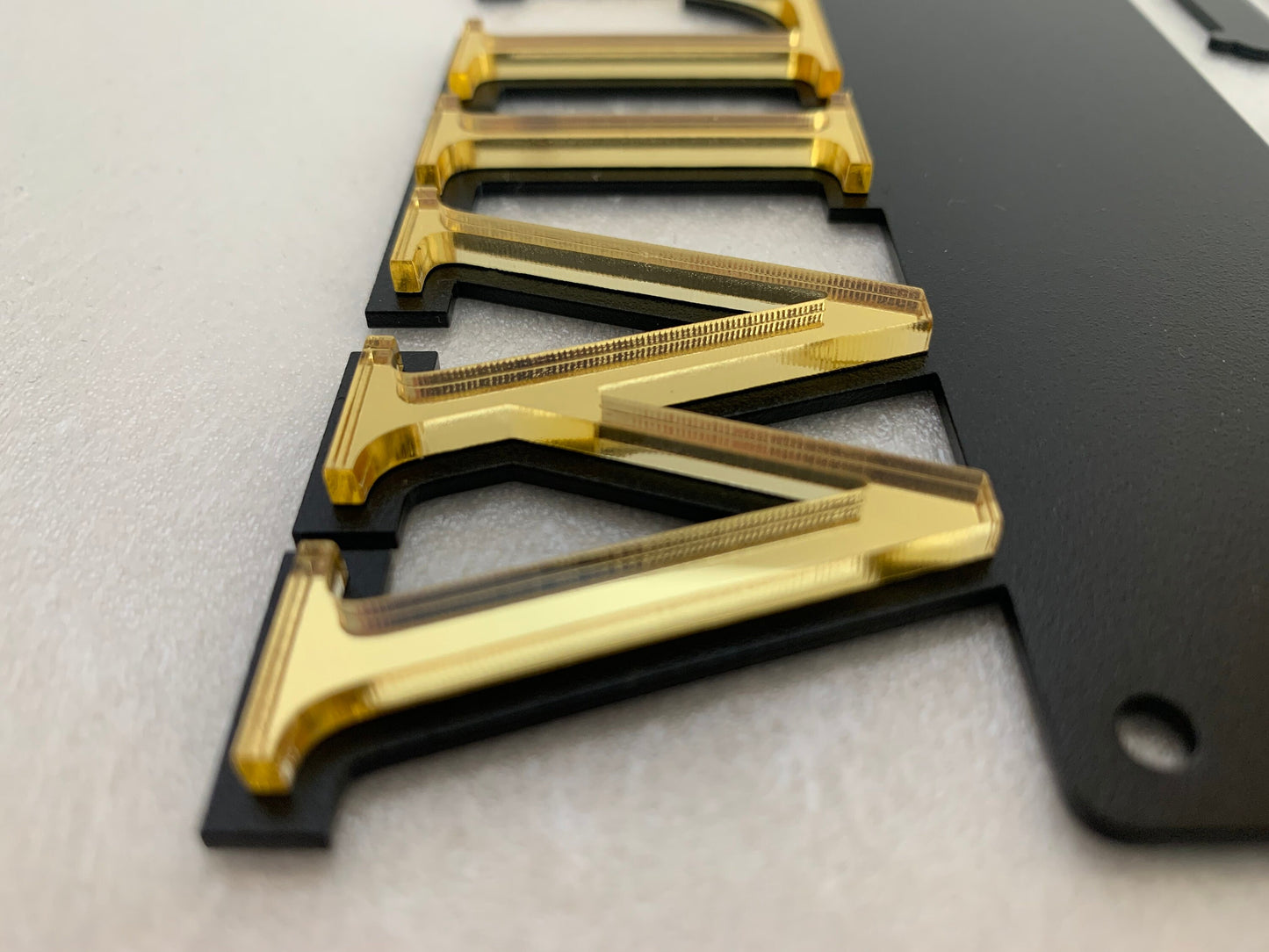 Custom Luxury Medal Hanger – Personalized Metal Name Holder with Star Accent