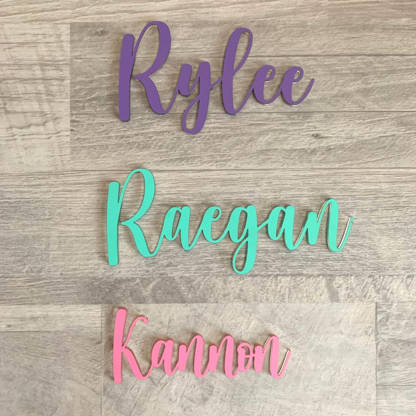 Boho Baby Name & Birth Stats Sign – Custom Whitewashed Wood Announcement