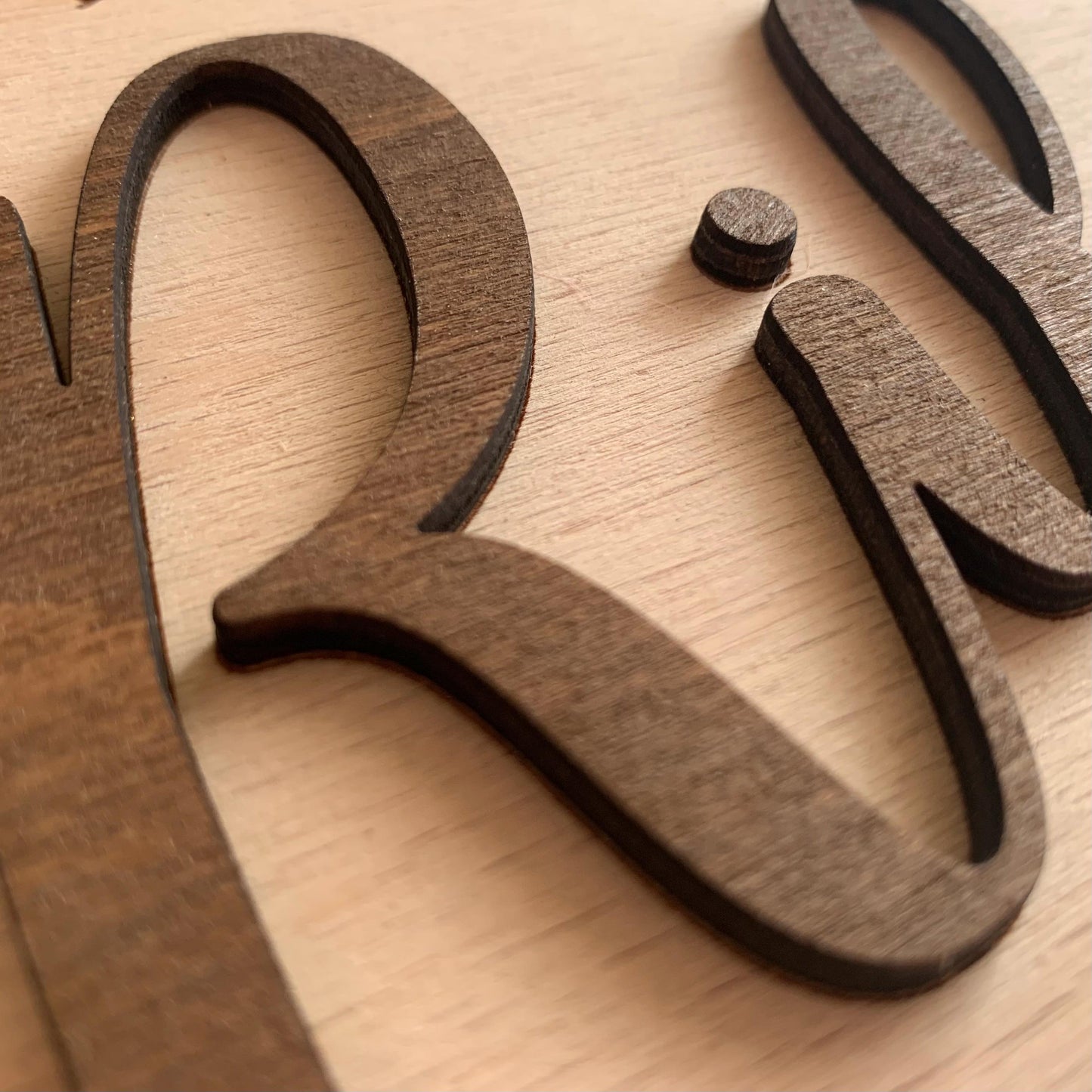 Footprint Birth Announcement Sign – Personalized Wooden Baby Name Keepsake