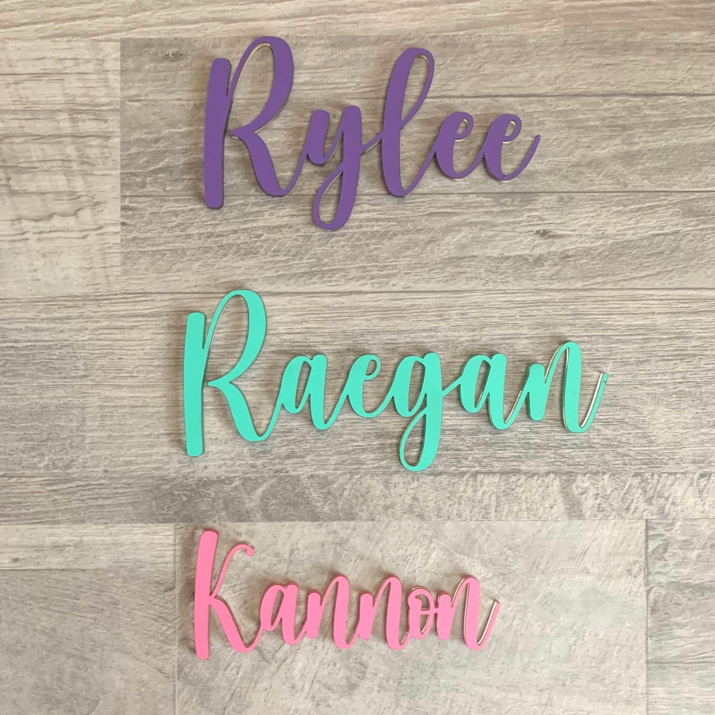 Wooden Lace Baby Name Sign – Personalized 3D Newborn Announcement