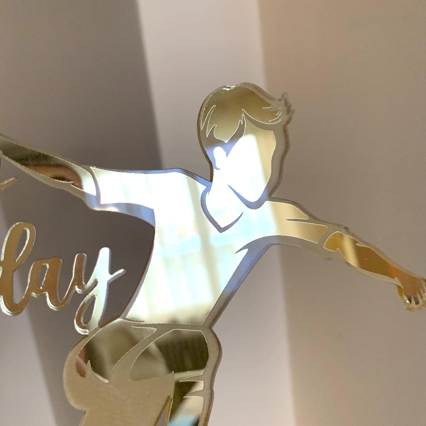 Custom Soccer Birthday Cake Topper – Personalized Name & Age with Soccer Silhouette