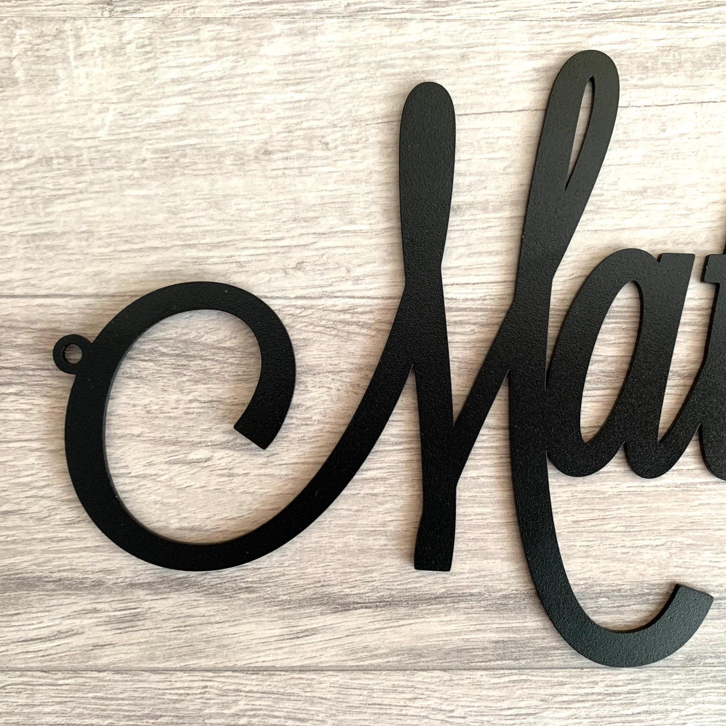 Personalized Metal Name Sign – Custom Wall Letters for Nursery, Wedding, or Home - Laser Cut Metal Word Decor in 6 Colors