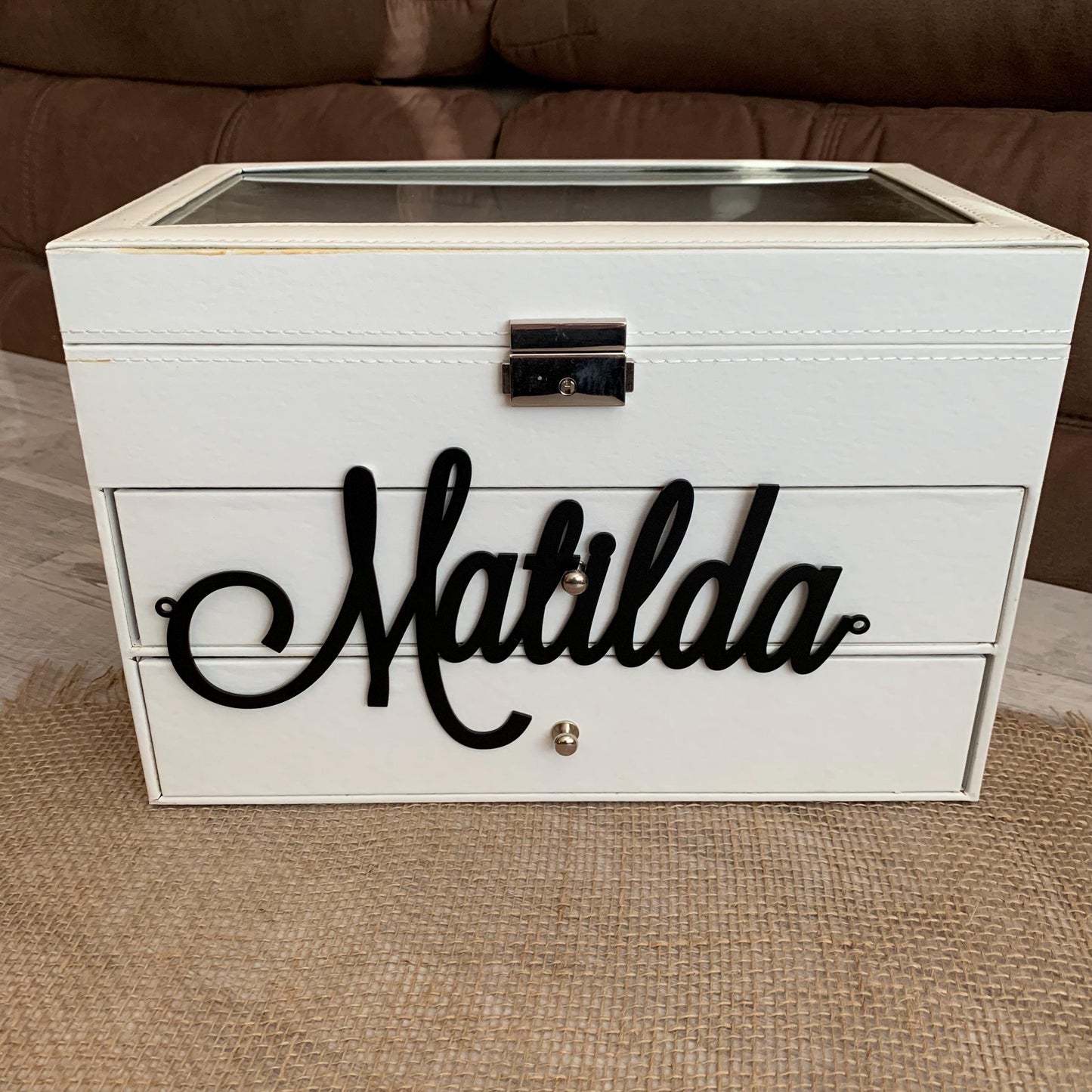 Personalized Metal Name Sign – Custom Wall Letters for Nursery, Wedding, or Home - Laser Cut Metal Word Decor in 6 Colors