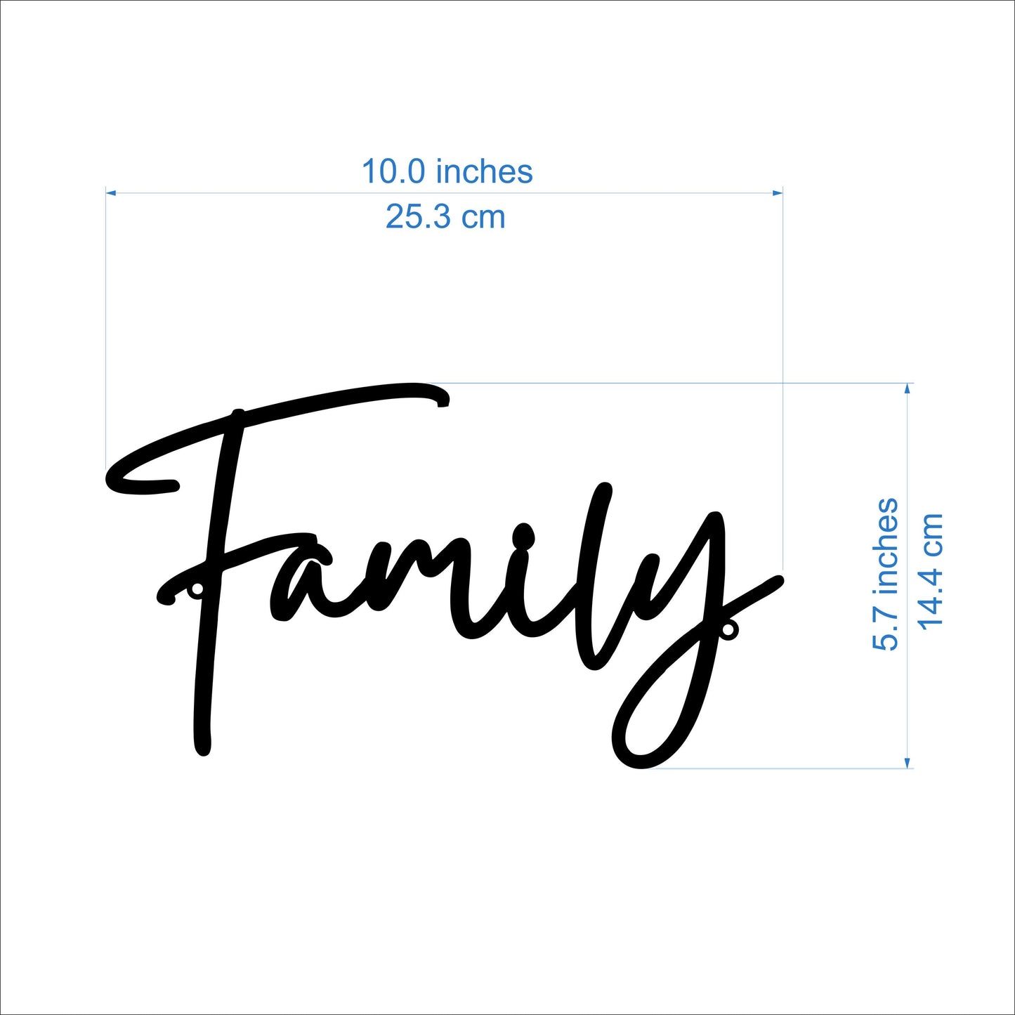 Custom Metal Family Name Sign – Personalized Word Wall Art for Home, Kitchen, Garage, or Business – Outdoor House Sign or Housewarming Gift