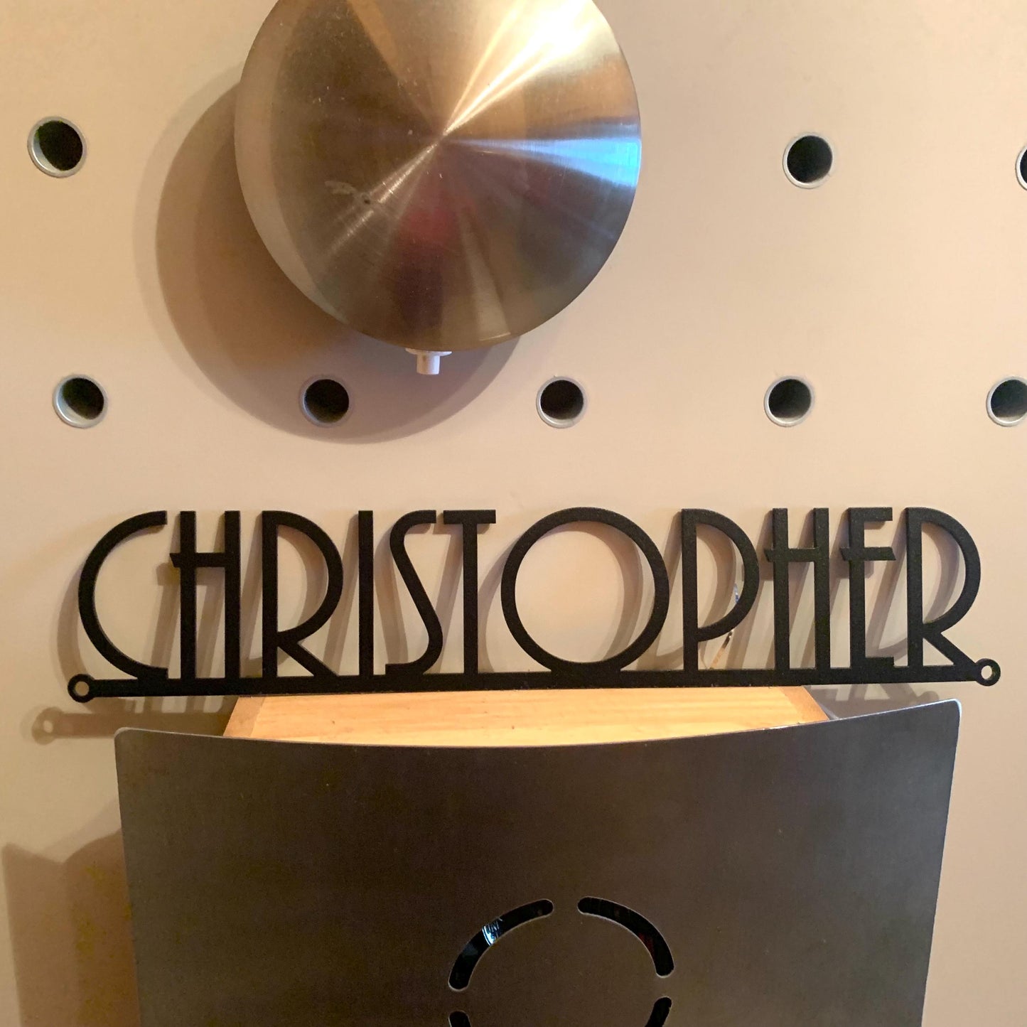 Custom Metal Name Sign – Personalized Business or Office Wall Decor – Modern Steel Word Plaque – Laser Cut Metal Sign for Home or Workspace