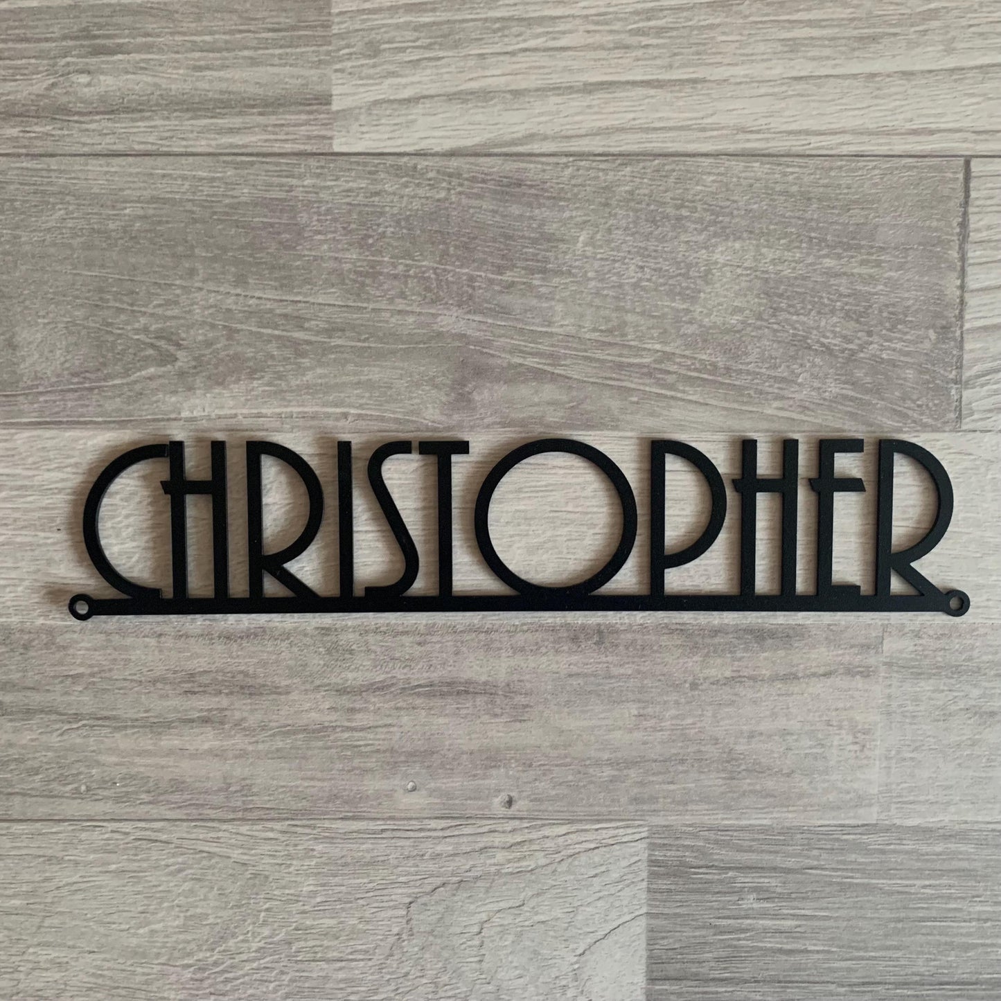 Custom Metal Name Sign – Personalized Business or Office Wall Decor – Modern Steel Word Plaque – Laser Cut Metal Sign for Home or Workspace