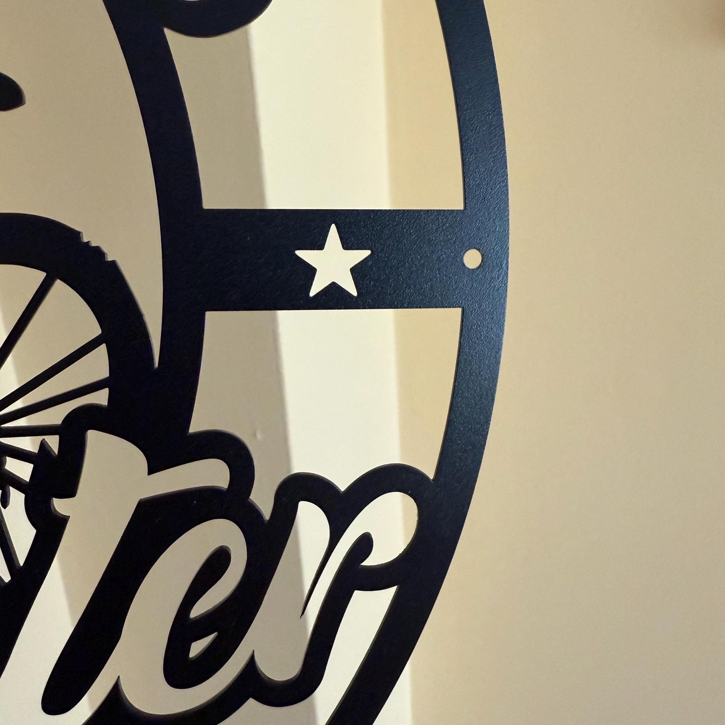 Custom Bike Center Metal Sign – Personalized Bicycle Shop Wall Decor – Garage or Man Cave Bike Repair Sign – Custom Name Metal Plaque