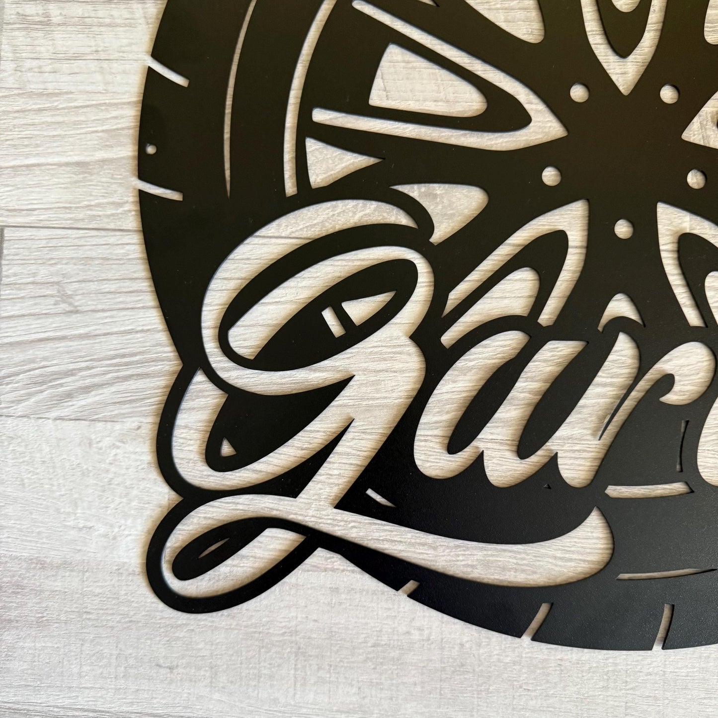 Custom Garage Name Sign – Personalized Mechanic Wall Art for Workshop or Tire Repair – Metal Shop Decor – Gift for Car Lovers & Man Cave