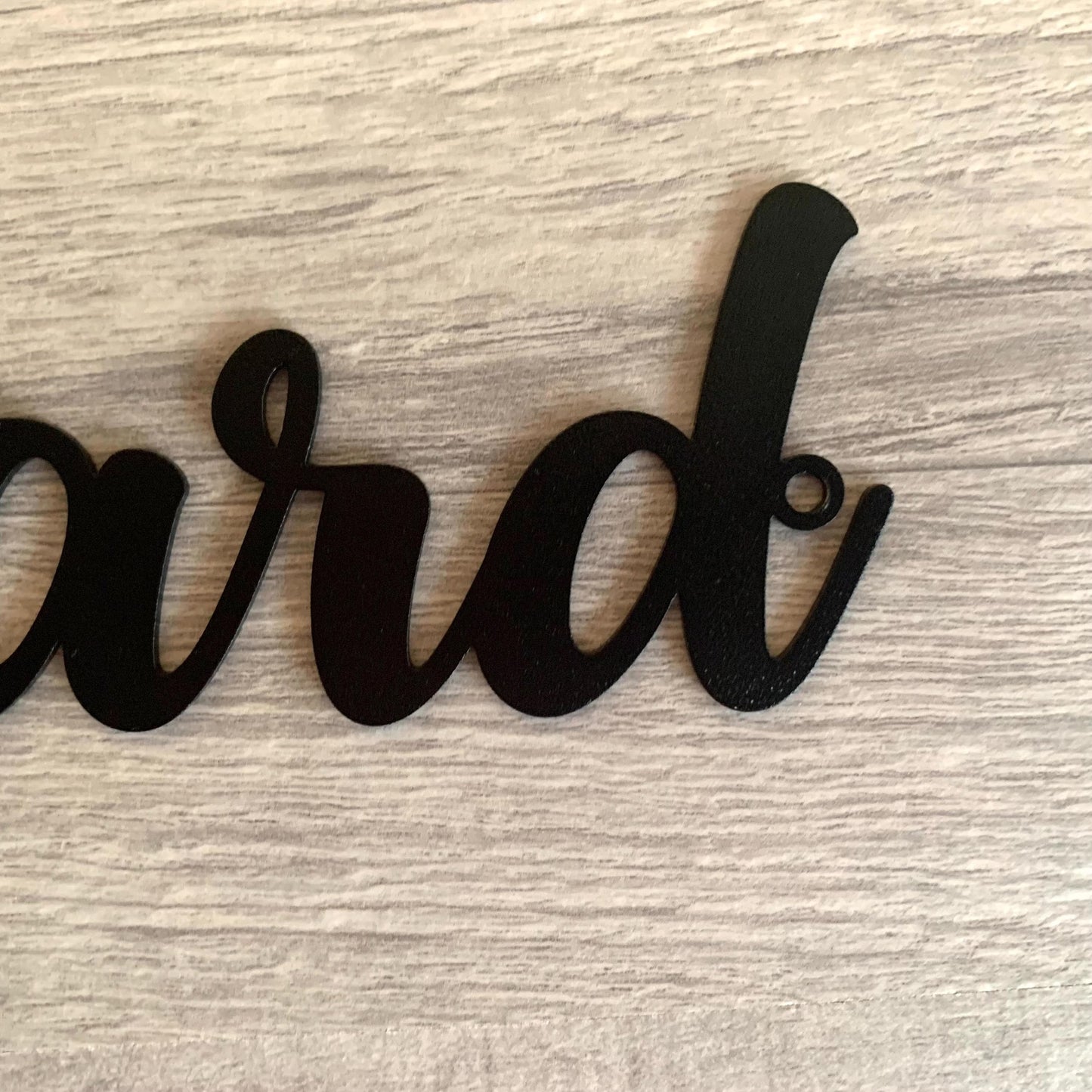Custom Metal Name Sign – Personalized Laser Cut Word Sign for Home or Nursery – Modern Script Wall Decor – Metal Letters in 6 Colors