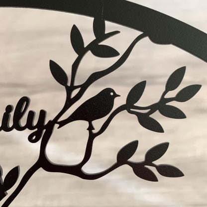 Custom Family Tree of Life Metal Sign – Personalized Family Names – Metal Wall Art Décor with Family Members – Anniversary Gift – Family Gift