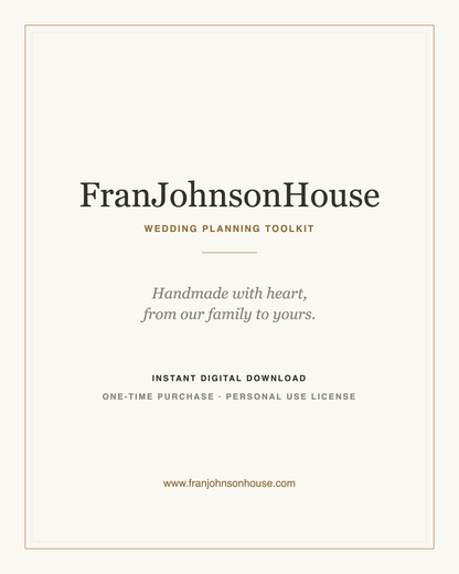 FranJohnsonHouse — instant digital download, one-time purchase