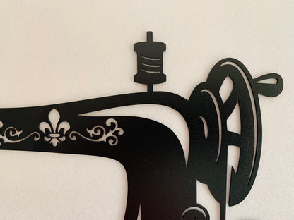 Custom Sewing Machine Sign | Personalized Quilting & Craft Room Wall Art