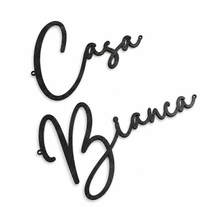 Personalized Metal House Sign