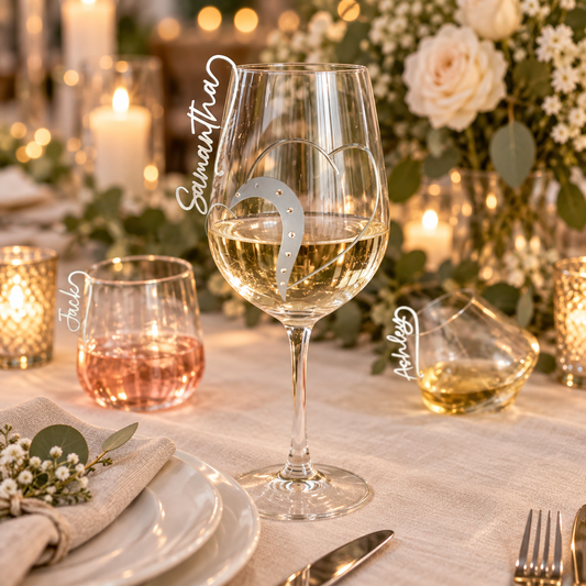 Personalized Stainless Steel Drink Tags