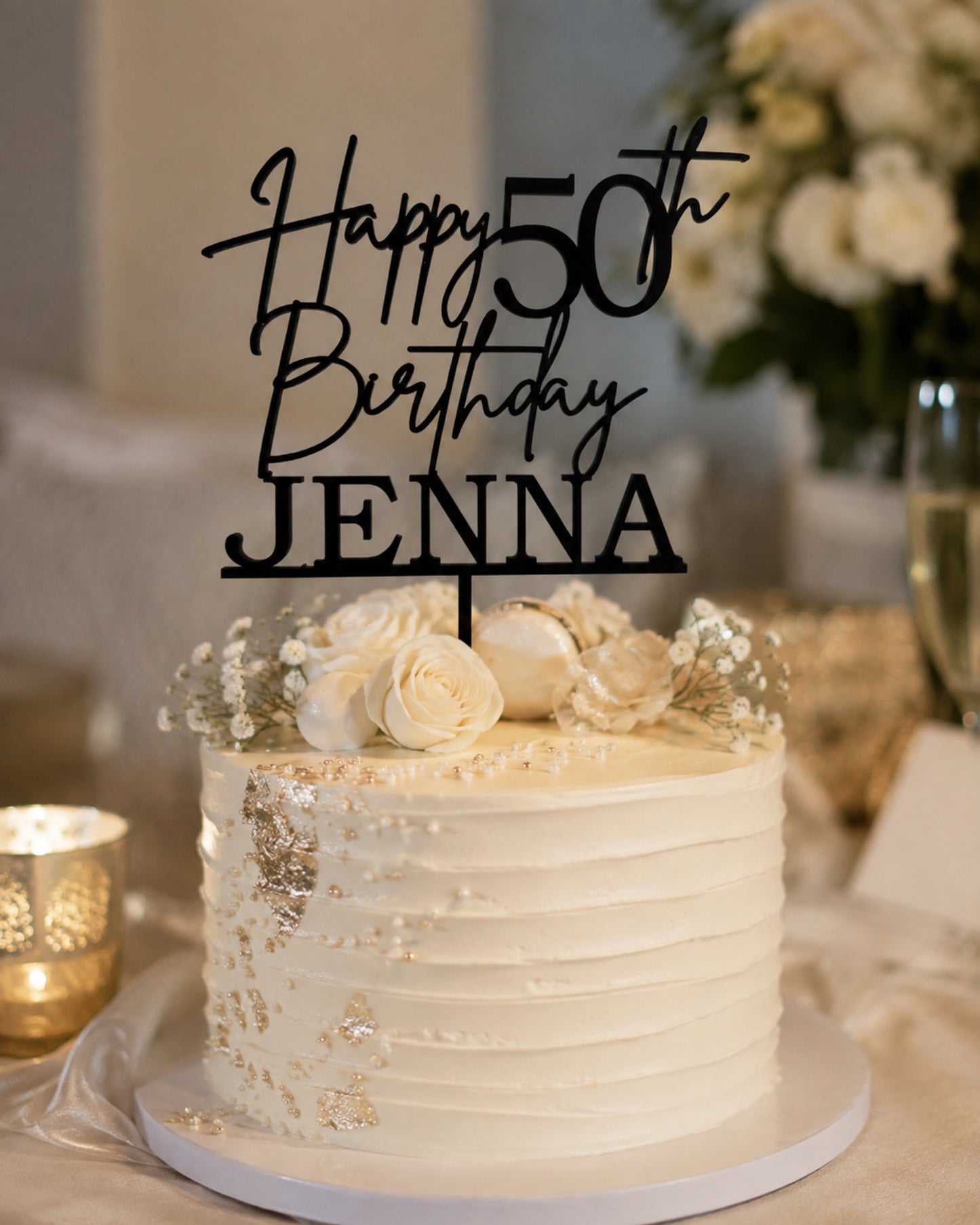 Personalized Birthday Cake Topper