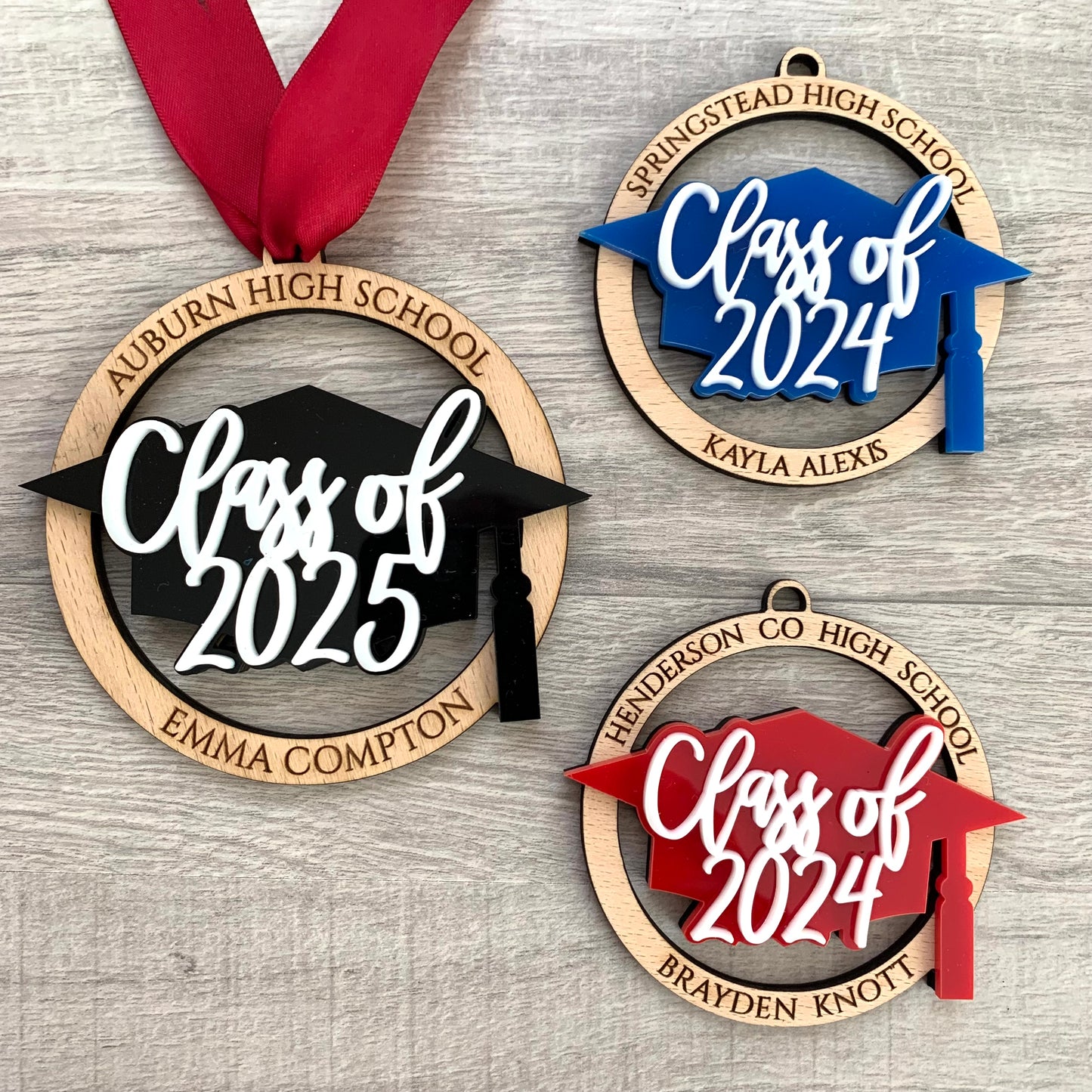 Custom Graduation Name Ornament | Class of 2026 | Personalized High School or University Keepsake | Class of 2025