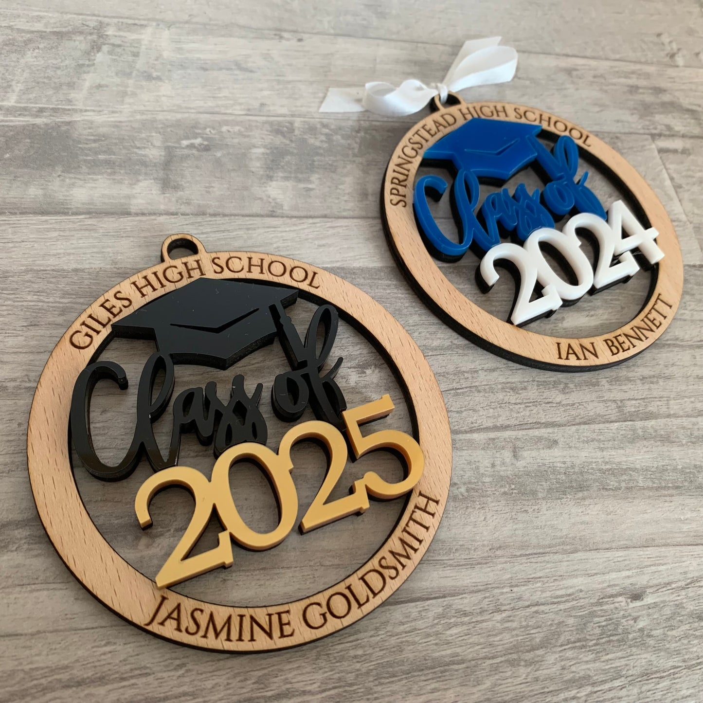 Personalized Graduation Ornament | Custom Name, High School & Class Year | College Graduation Keepsake Gift