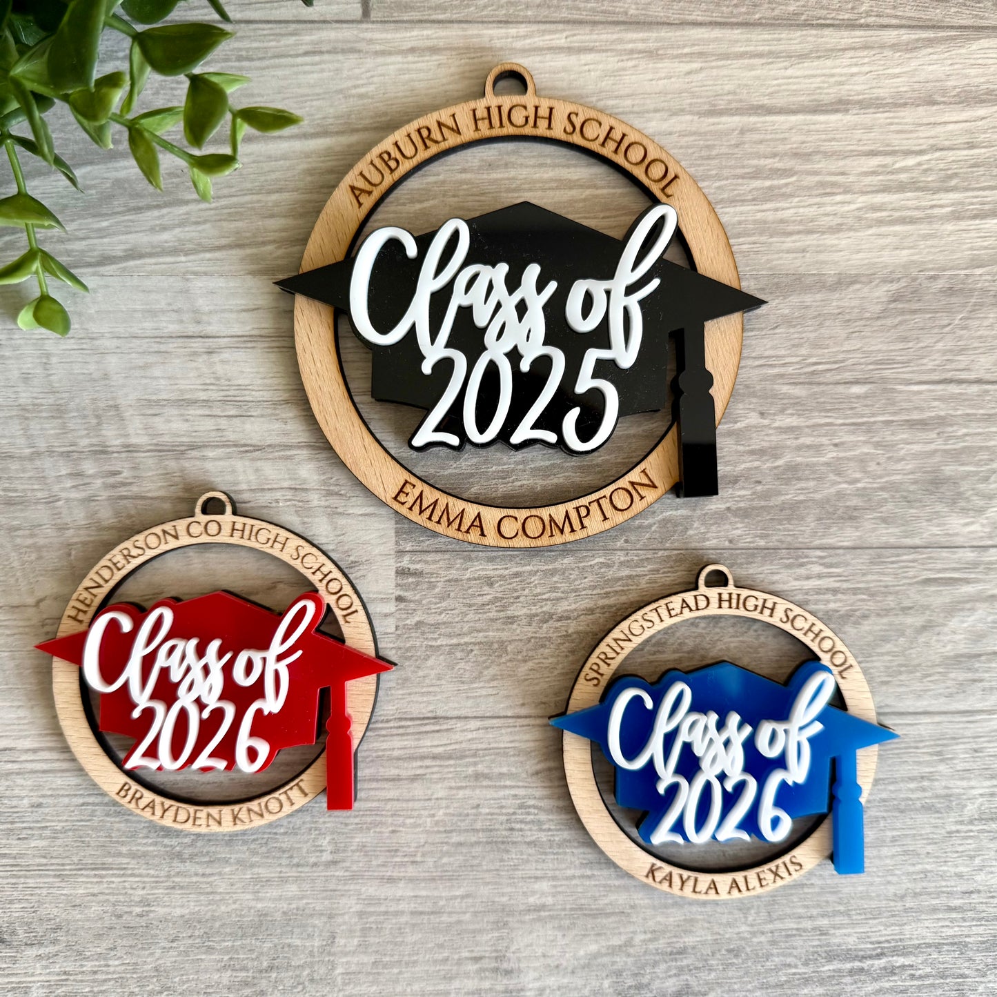 Custom Graduation Name Ornament | Class of 2026 | Personalized High School or University Keepsake | Class of 2025