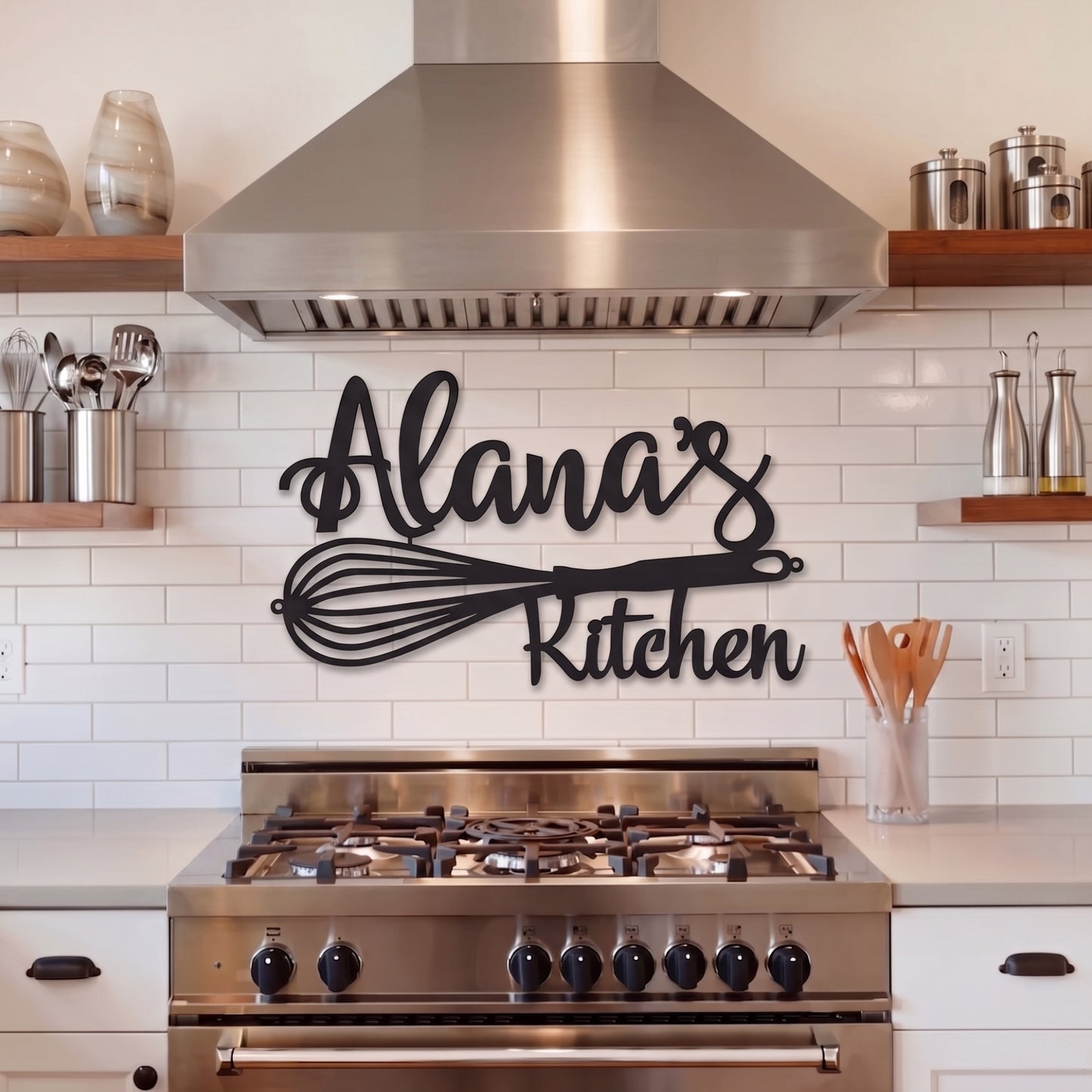 Custom Metal Kitchen Sign