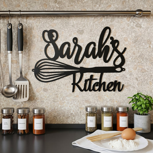 Custom Metal Kitchen Sign