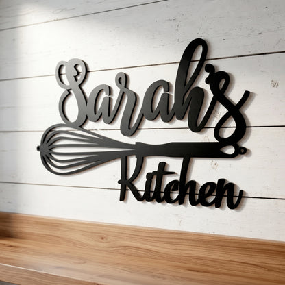 Custom Metal Kitchen Sign