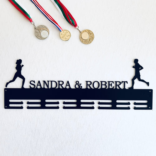 Personalized Running Medal Holder