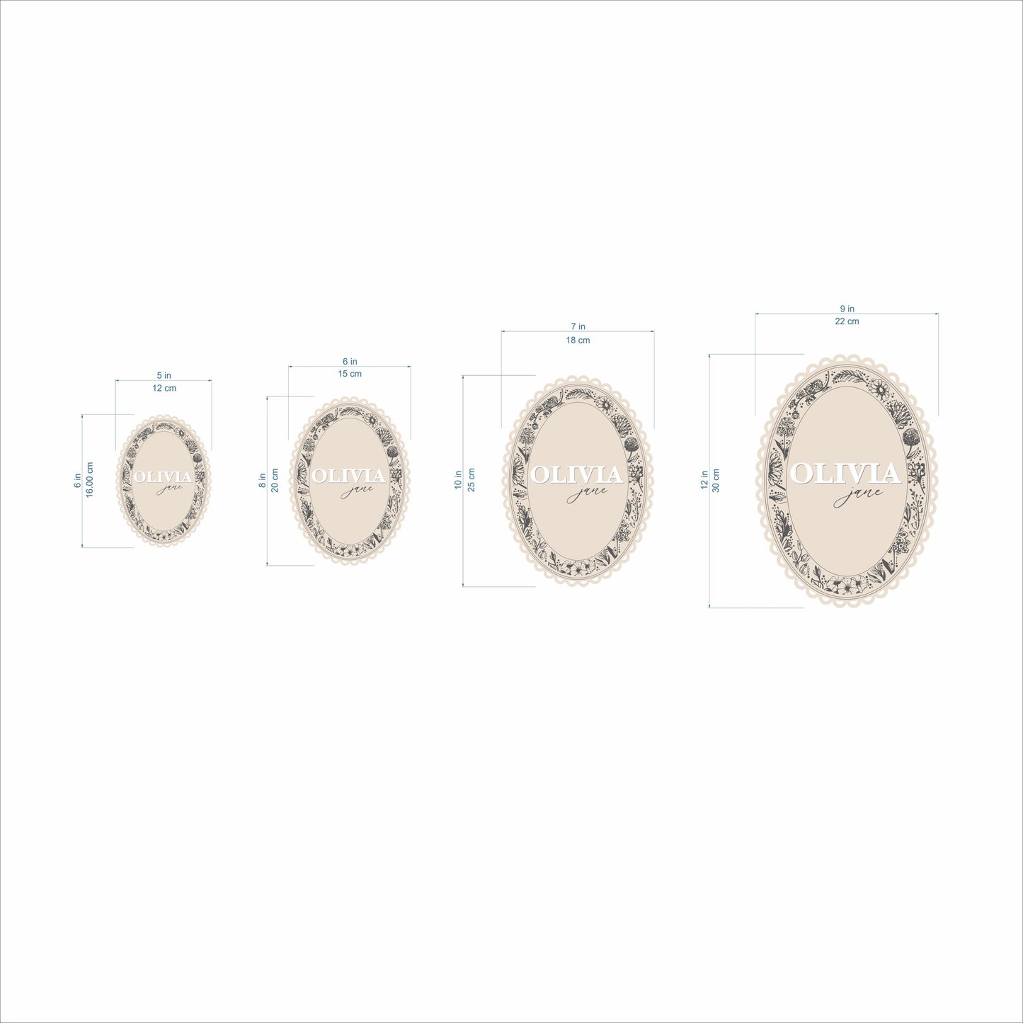 Florales Geburtsanzeigeschild – Jakobsmuschel-Meilensteinkarte – Holzspitze, personalisierte Babyanzeige, handgefertigt, Babyname, Krankenhausschild