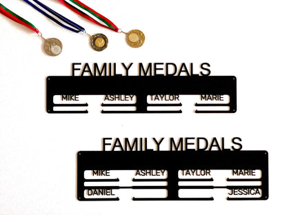 Personalized Family Medal Holder