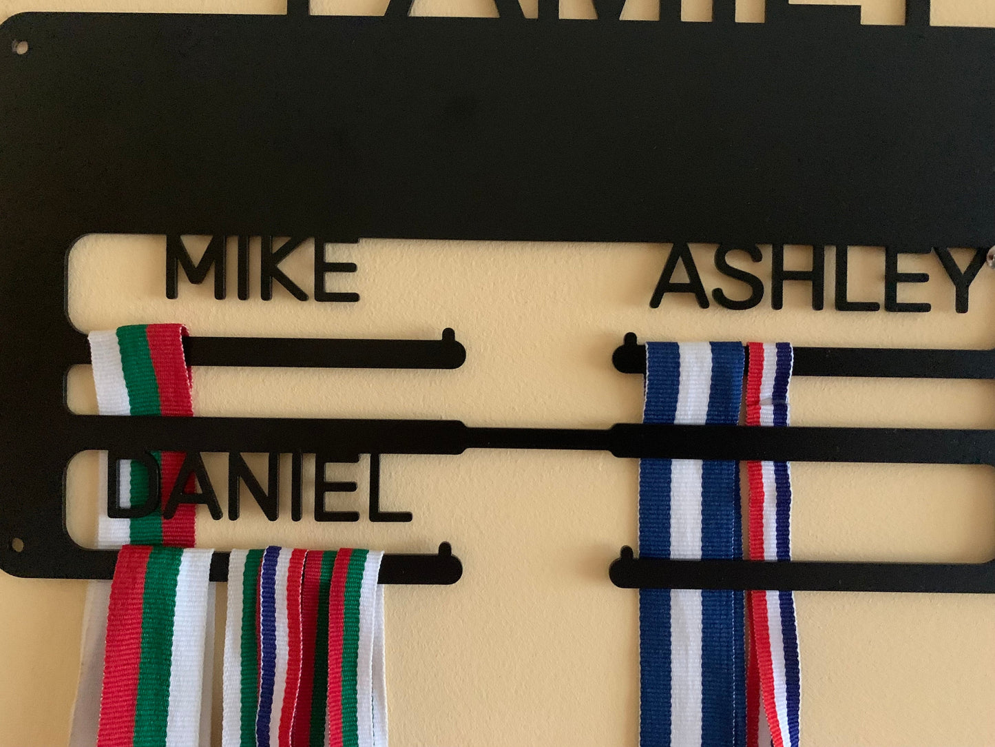 Personalized Family Medal Holder