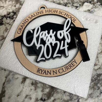Custom Graduation Name Ornament | Class of 2026 | Personalized High School or University Keepsake
