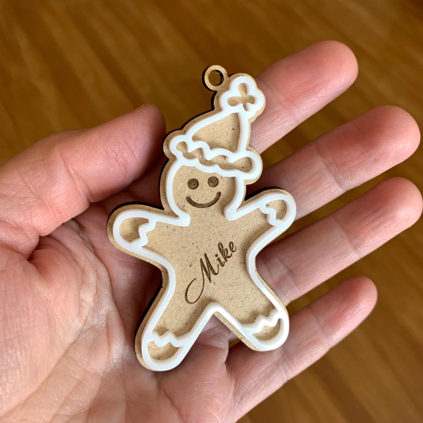 Personalized Gingerbread Christmas Stocking Tags | Custom Name Ornaments | Present Labels | Male or Female Style