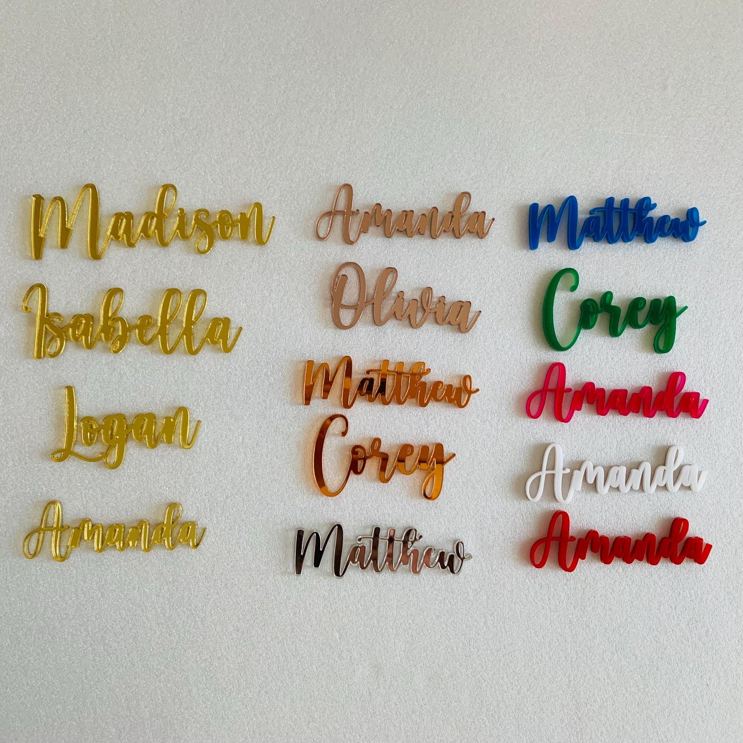 Personalized Laser Cut Names