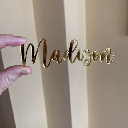 Personalized Laser Cut Names – Font Collection