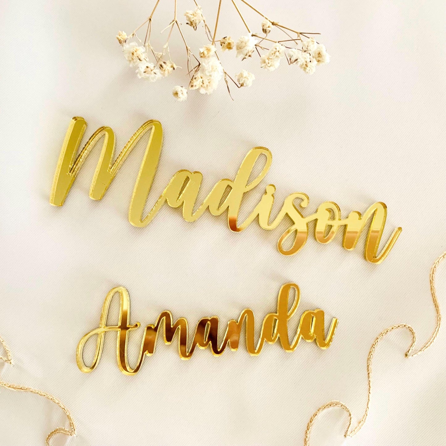 Personalized Laser Cut Names