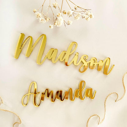 Personalized Laser Cut Names