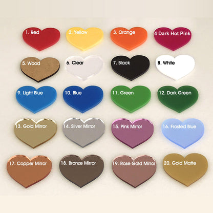Personalized Valentine’s Day Glass Charms