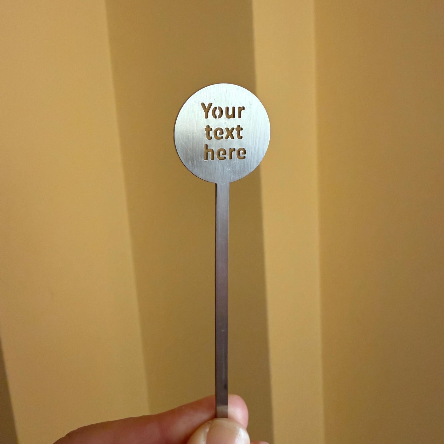 Personalized Stainless Steel Burger Skewers