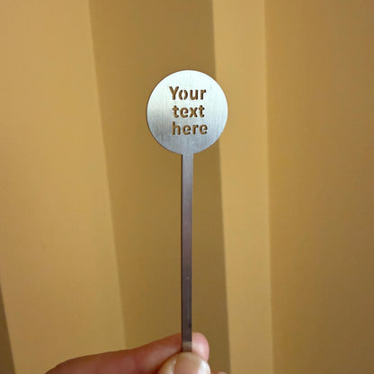 Personalized Stainless Steel Burger Skewers