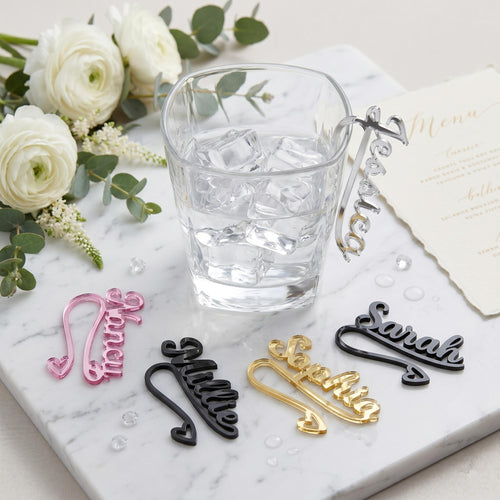 Personalized Valentine’s Day Glass Charms