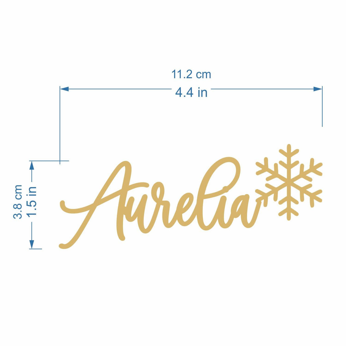 Personalized Christmas Place Cards, Custom Laser Cut Names with Snowflakes, Holiday Table Decor