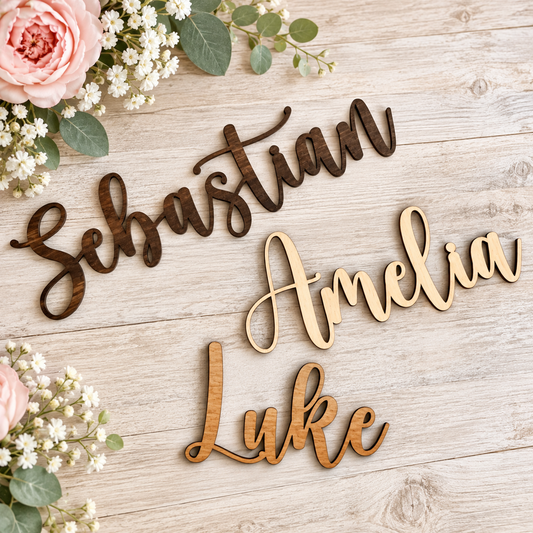 Custom Wood Words -  Personalized Wooden Signs - Rustic Wall Art