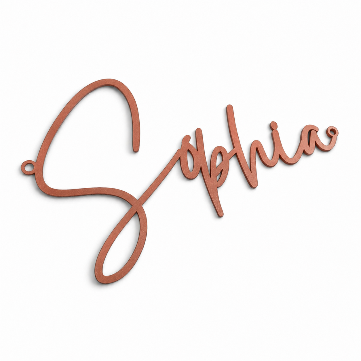 Personalized Metal Name Signs for Home Decor — Custom Fonts