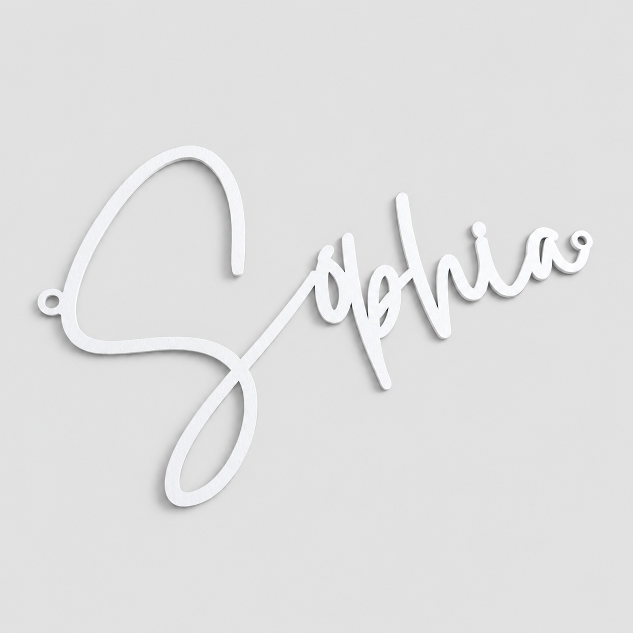 Personalized Metal Name Signs for Home Decor — Custom Fonts